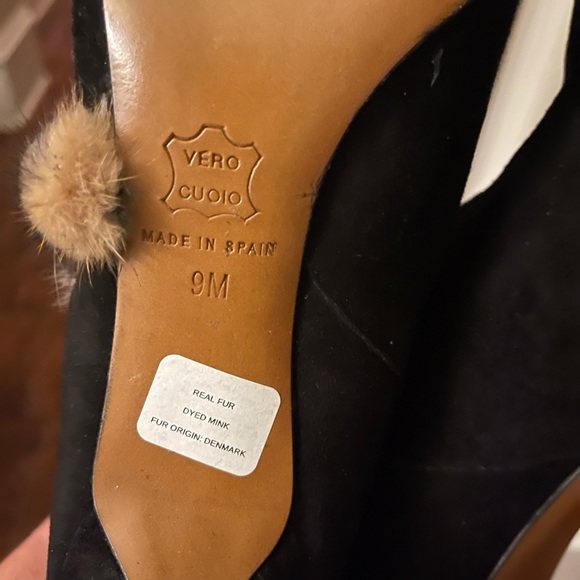 Donald J Pliner mink trimmed booties. - Picture 4 of 10